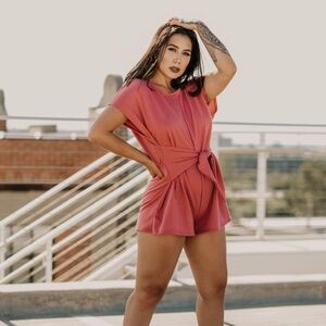 Stylish Pink Romper